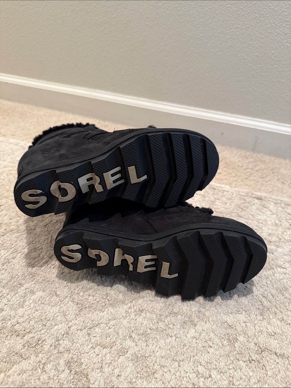 Sorel Joan of Arctic Wedge II Suede Lace Up Booties Size 6.5 - Picture 6 of 12